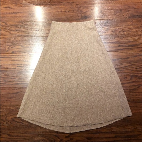 Uniqlo Souffle Yarn Wool Blend Midi Skirt - Picture 7 of 9